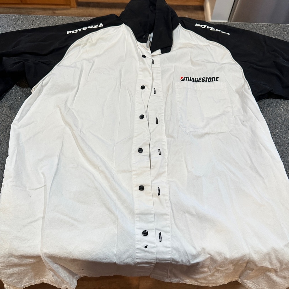Bridgestone button down XL work shirt